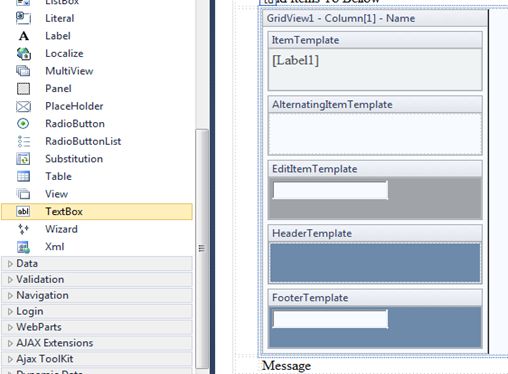 Except the Add New Template